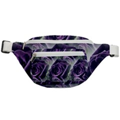 Purple Flower Rose Petals Plant Fanny Pack by Jancukart