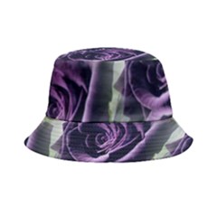 Purple Flower Rose Petals Plant Bucket Hat