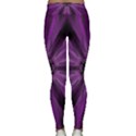 Pattern Purple Symmetry Dark Classic Yoga Leggings View2