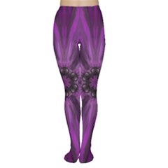 Pattern Purple Symmetry Dark Tights by Jancukart