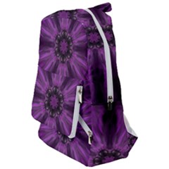 Pattern Purple Symmetry Dark Travelers  Backpack