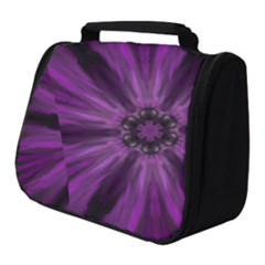 Pattern Purple Symmetry Dark Full Print Travel Pouch (small)