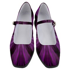 Pattern Purple Symmetry Dark Women s Mary Jane Shoes by Jancukart