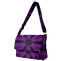 Pattern Purple Symmetry Dark Full Print Messenger Bag (M) View1