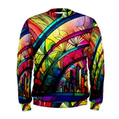 Stained Glass Window Men s Sweatshirt