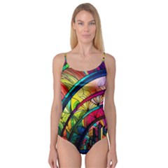 Stained Glass Window Camisole Leotard 