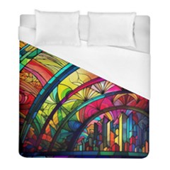 Stained Glass Window Duvet Cover (full/ Double Size)