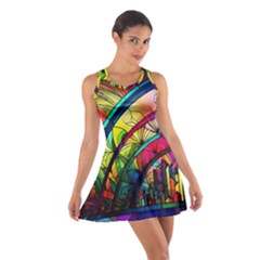 Stained Glass Window Cotton Racerback Dress