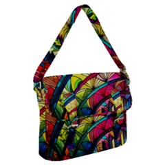 Stained Glass Window Buckle Messenger Bag