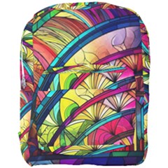 Stained Glass Window Full Print Backpack by Jancukart