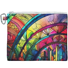 Stained Glass Window Canvas Cosmetic Bag (xxxl)