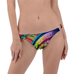 Stained Glass Window Ring Detail Bikini Bottoms