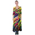 Stained Glass Window Button Up Maxi Dress View1