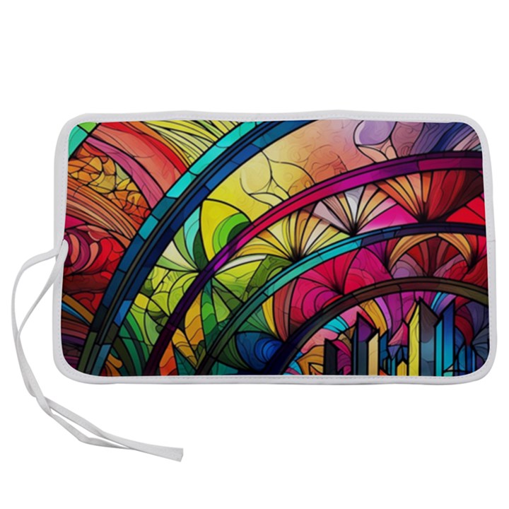 Stained Glass Window Pen Storage Case (S)