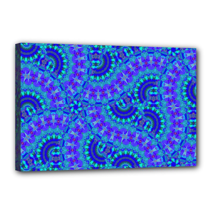 Background Pattern Geometric Canvas 18  x 12  (Stretched)