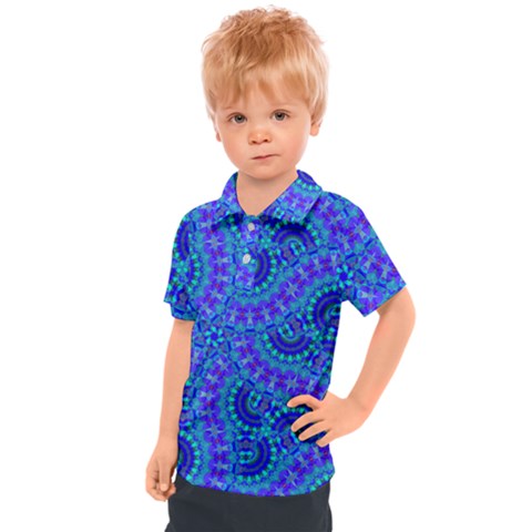 Background Pattern Geometric Kids  Polo Tee by Jancukart