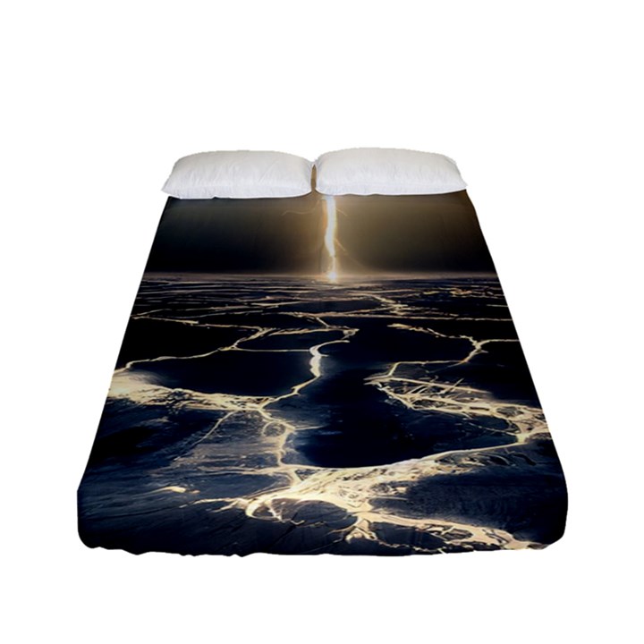 Apocalypse Armageddon Apocalyptic Fitted Sheet (Full/ Double Size)