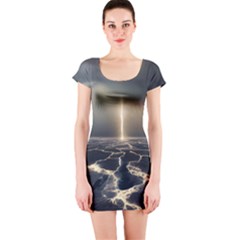 Apocalypse Armageddon Apocalyptic Short Sleeve Bodycon Dress