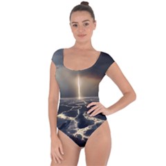 Apocalypse Armageddon Apocalyptic Short Sleeve Leotard 