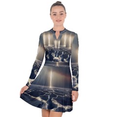 Apocalypse Armageddon Apocalyptic Long Sleeve Panel Dress