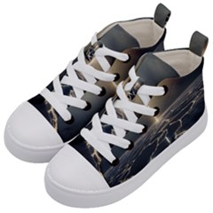 Apocalypse Armageddon Apocalyptic Kids  Mid-top Canvas Sneakers