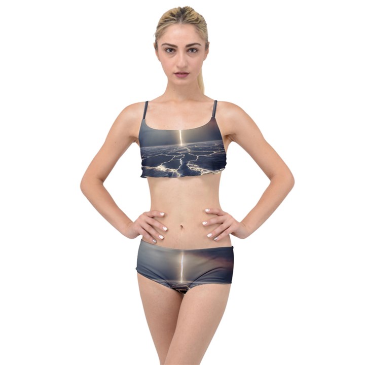 Apocalypse Armageddon Apocalyptic Layered Top Bikini Set