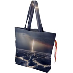 Apocalypse Armageddon Apocalyptic Drawstring Tote Bag