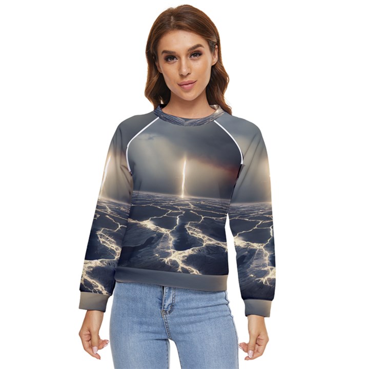 Apocalypse Armageddon Apocalyptic Women s Long Sleeve Raglan Tee