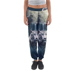 Tiger White Tiger Nature Forest Women s Jogger Sweatpants