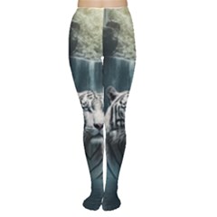 Tiger White Tiger Nature Forest Tights