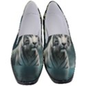 Tiger White Tiger Nature Forest Women s Classic Loafer Heels View1