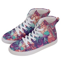 Fantasy Magic Magical Wizard Women s Hi-top Skate Sneakers by Jancukart