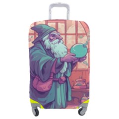 Fantasy Magic Magical Wizard Luggage Cover (medium) by Jancukart