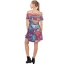 Fantasy Magic Magical Wizard Off Shoulder Chiffon Dress View2