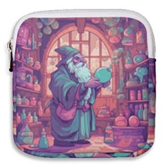 Fantasy Magic Magical Wizard Mini Square Pouch by Jancukart