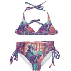 Fantasy Magic Magical Wizard Kids  Classic Bikini Set