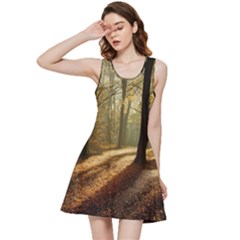 Autumn Nature Woodland Woods Trees Inside Out Racerback Dress