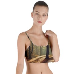 Autumn Nature Woodland Woods Trees Layered Top Bikini Top 