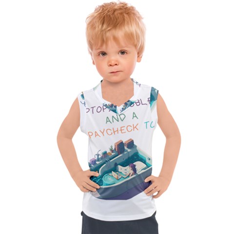 Bubble Entrepreneurship Kids  Sport Tank Top by jami7ahm