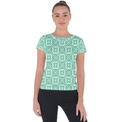 Pattern 9 Short Sleeve Sports Top  by GardenOfOphir