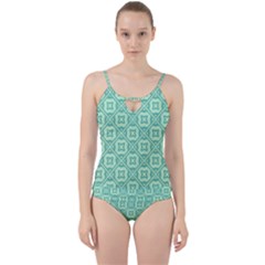 Pattern 9 Cut Out Top Tankini Set by GardenOfOphir