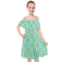 Pattern 9 Kids  Cut Out Shoulders Chiffon Dress by GardenOfOphir