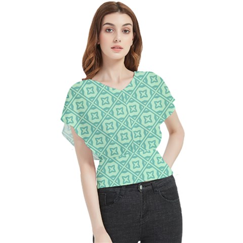 Pattern 9 Butterfly Chiffon Blouse by GardenOfOphir