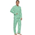 Pattern 9 Men s Long Sleeve Velvet Pocket Pajamas Set View2