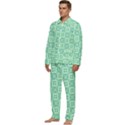 Pattern 9 Men s Long Sleeve Velvet Pocket Pajamas Set View3