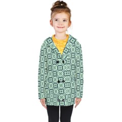 Pattern 8 Kids  Double Breasted Button Coat by GardenOfOphir