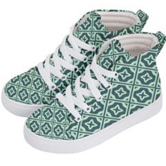 Pattern 8 Kids  Hi-top Skate Sneakers by GardenOfOphir