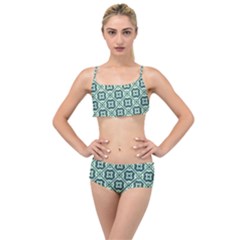 Pattern 8 Layered Top Bikini Set by GardenOfOphir