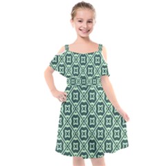 Pattern 8 Kids  Cut Out Shoulders Chiffon Dress by GardenOfOphir