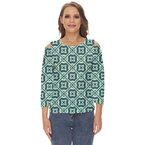 Pattern 8 Cut Out Wide Sleeve Top by GardenOfOphir